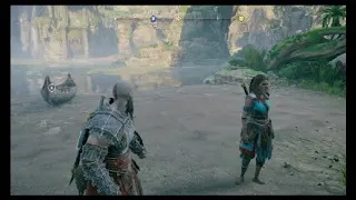 Mimir and freya make fun of Kratos paranoia