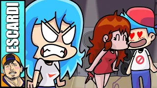 SKY VS BOYFRIEND - FRIDAY NIGHT FUNKIN ANIMATION (Notice me Senpai!) [ Spanish Fandub ]