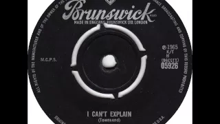 The Who - I Can't Explain on Mono 1965 Brunswick 45 rpm record.