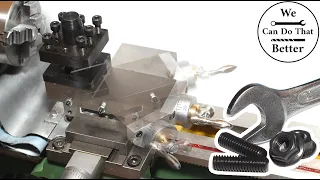 Mini Lathe compound angle adjustment modification