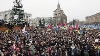 Pro-Europe protesters keep up their demands for Ukraine's president to resign