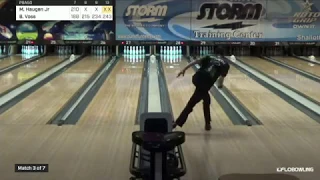 Michael Haugen Jr. on the Front 10 at PBA50 Storm Invitational