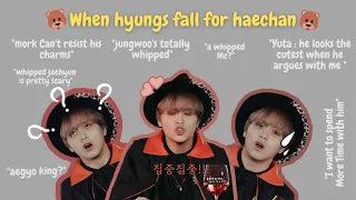 when 127 hyungs are totally whipped for haechan ft. alot of markhyuck..