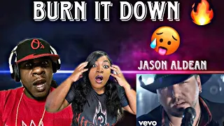 THIS IS SO HOT!!!   JASON ALDEAN - BURNIN' IT DOWN (REACTION)