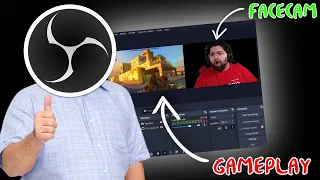 How to RECORD your FACECAM and GAMEPLAY SEPERATE in OBS Studio (2023 EDITION)