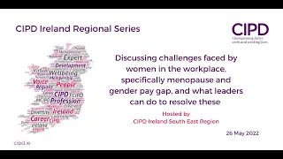CIPD Regional Series webinar: Discussing challenges faced by women in the workplace
