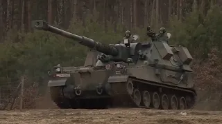 "Krab" - 155 mm caliber, Polish modified cannon of British weapons for Ukraine Armed Forces.