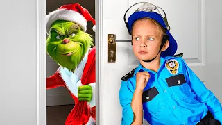 Police and good behavior for kids with friends - Maya Mary Mia