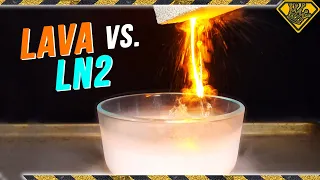 When HOT LAVA meets COLD LIQUID NITROGEN!