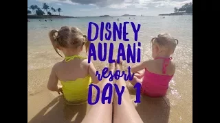 FIRST FULL DAY EXPLORING AULANI! WE EVEN FIND MICKEY MOUSE!