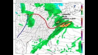 Week Ahead Weather Wet Start & Colder Long Range, Severe Weather Monday Ohio Tennessee Valley