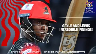 Chris Gayle and Evin Lewis's AMAZING Batting Innings! | CPL Memories