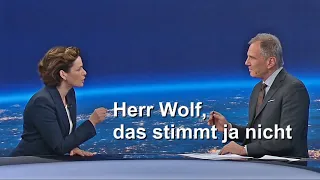 ZIB 2 Pamela Rendi-Wagner "Herr Wolf, das stimmt ja nicht"
