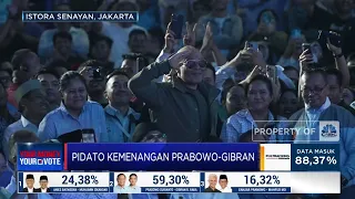 Deklarasikan Kemenangan, Begini Pidato Lengkap Prabowo!