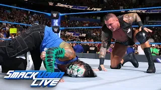 Shinsuke Nakamura and Randy Orton both execute attacks on Jeff Hardy: SmackDown LIVE, July 31, 2018