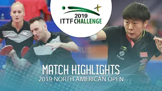 Lubomir Pistej/Barbora B. vs Zhao Zhaoyan/Liu Xi | 2019 ITTF North American Open Highlights (Final)