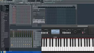 FL Studio - непрерывный автоаккомпанемент на синтезаторе и/или цифровом пианино