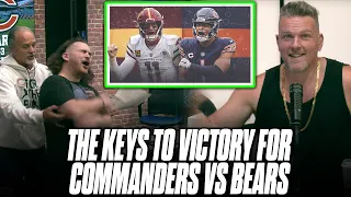 Chuck Pagano Gives His Keys To Victory For Both The Commanders & Bears On TNF | Pat McAfee Show