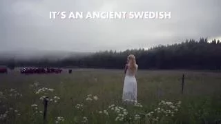 Cows cannot resist this beautiful Swedish woman