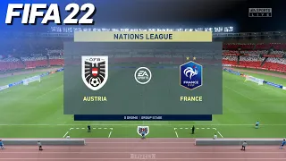 FIFA 22 - Austria vs. France | Nations League