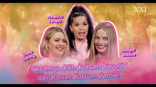 MARGOT ROBBIE KESUSAHAN MILIH KOSTUM FAVORITNYA DARI RIBUAN KOSTUM?!? | Exclusive Interview Barbie