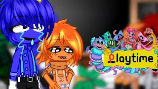 Rainbow Friends react to poppy Playtime//¿Spoiler?//My AU