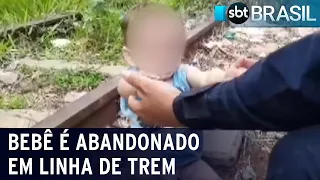 Bebê de 1 ano é deixado em linha de trem no interior de São Paulo | SBT Brasil (29/11/21)