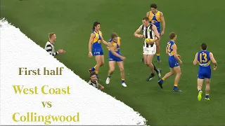 West Coast vs Collingwood All goals and highlights FIRST HALF | AFL FINALS 2020