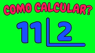 COMO CALCULAR 11 DIVIDIDO POR 2?| Dividir 11 por 2