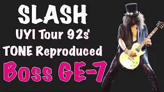 BOSS GE-7 Effector Slash reproduced in 92s' tone ! ( Sound Demo )