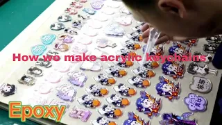 Let's watch how Vograce make acrylic charms keychains?|keychain tour|low MOQ