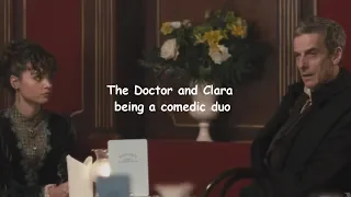 The Doctor & Clara being a comedic duo for 8 minutes straight