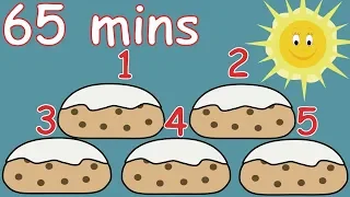 5 Currant Buns In A Baker's Shop! And lots more Nursery Rhymes! 65 minutes!