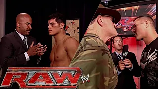Randy Orton & Cody Rhodes Backstage Segments RAW Jul 30,2007