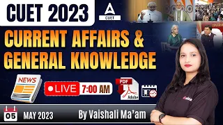 05 May 2023 Daily Current Affairs for CUET 2023 Exam and Others UG exam | By Vaishali Ma'am
