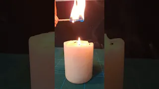 Amazing Trick: Relighting a candle with a match after blowing it out
