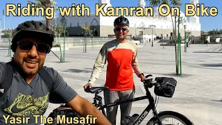 Riding with Kamran On Bike in Madinah