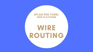 Wire Routing | EPLAN Pro Panel