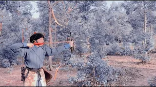 Winter special effects video ：bad shooting 14 liangzhi manchu bow 32inch 95lb 30inch 88lb