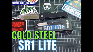 Knife Review AND BEATDOWN OF THE COLD STEEL SR1 LITE!!!