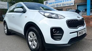 2016 Kia Sportage 1.7 CRDi 1 Arctic White 5dr SUV Manual Diesel