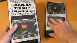 Can I Fix These Portable "Shoebox" Cassette Players?