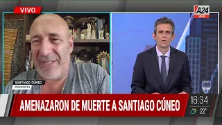 🔴 Amenzaron de muerte a Santiago Cúneo