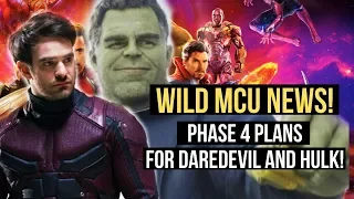 CRAZY MCU NEWS! Phase 4 Plans for Hulk, Daredevil, & Netflix Shows!