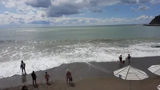 Новомихайловский пляж 3 сентября 21 г обед 13 часов 25 минут