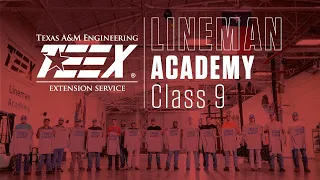 TEEX Lineman Academy Graduation Class 9