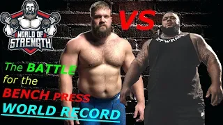 KIRILL SARYCHEV VS JULIUS MADDOX !! THE BATTLE for the BENCH PRESS WORLD RECORD !!