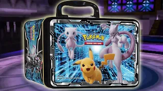 MEWTWO STRIKES BACK: EVOLUTION! Pokemon Fall 2019 Treasure Tin Opening!