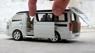 Unboxing of Toyota Hiace 1:32 Miniature Diecast Model  - Adult Hobbies