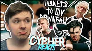 MGK feat. YUNGBLUD and Bert McCracken 'body bag' REACTION | Cypher Reacts